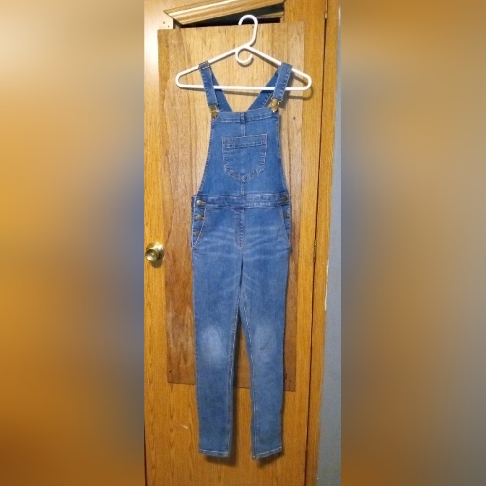 Crewcuts Girls Size 12 Skinny Jean Overalls Worn Once!